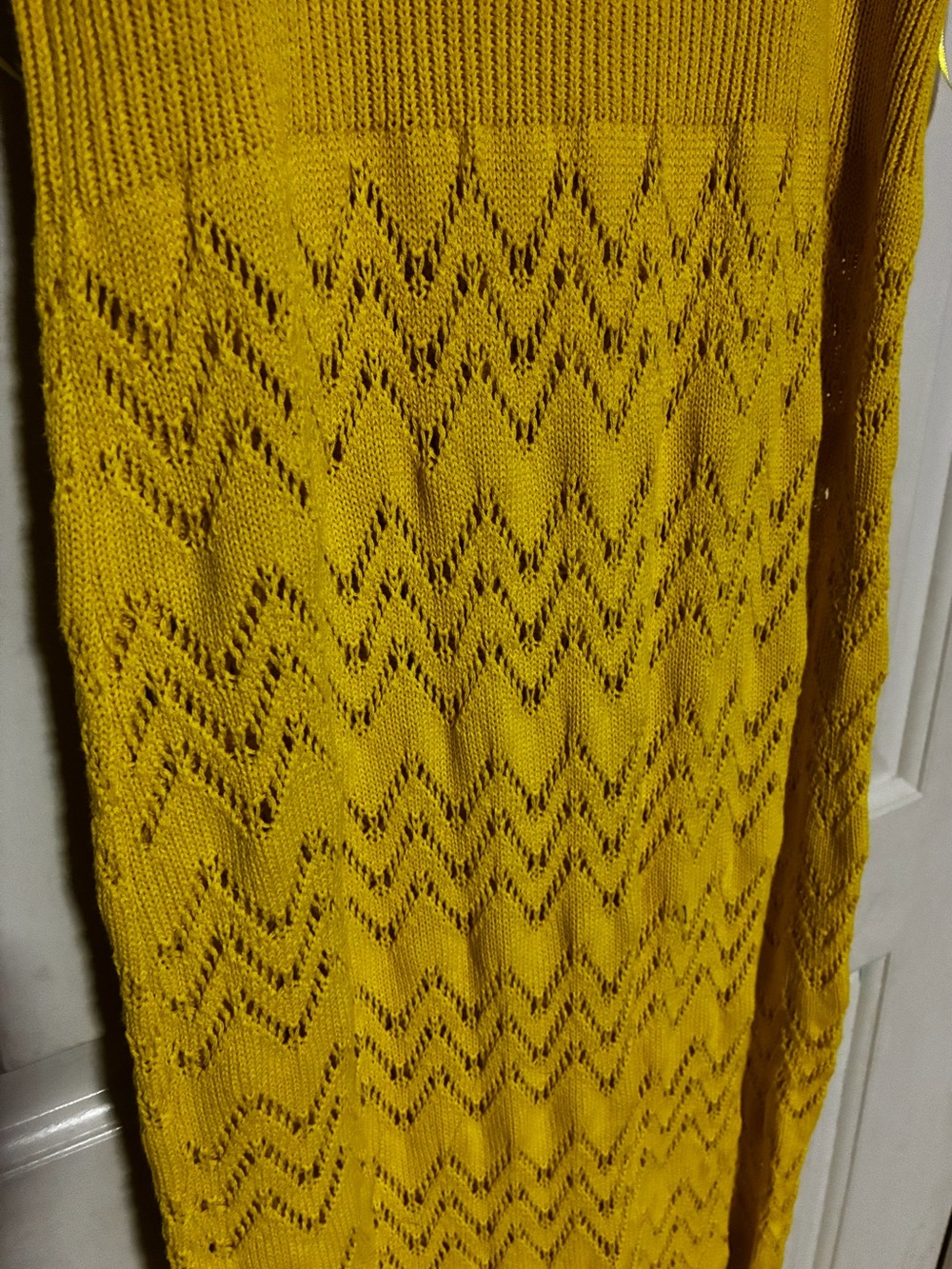 Fashion to Figure Yellow Crochet Midi Dress - Picture 7 of 11